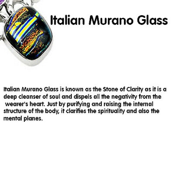 NEW Earrings Italian Murano Glass pierced - Picture 5 of 5